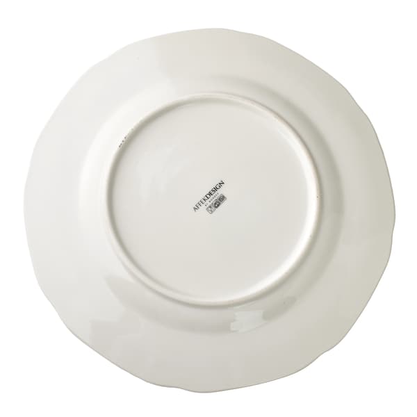 ROSALIE Plate 27x27 cm - Elegant porcelain with floral pattern