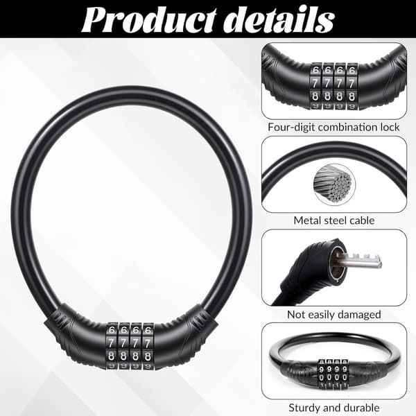 16,5\" skaplås med kode, for