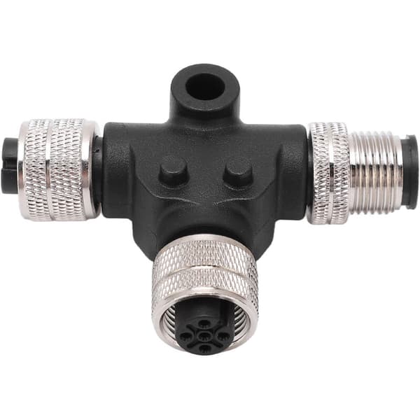 T-connector for NMEA 2000 M12 Thread 5 Pin IP67 Waterproof for Lowrance Network