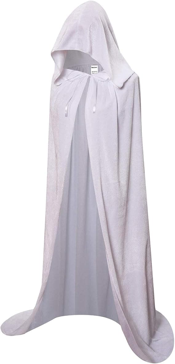 Unisex hettekappe i full lengde, lang fløyelskappe Cosplay Co