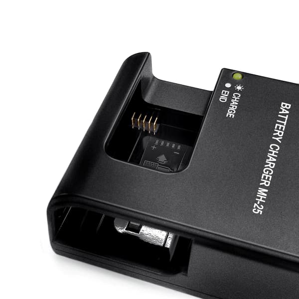 Oplader til Nikon D810 D800 D750 D610 D7100 D7200 D850 Z6 MH-25 Batteri