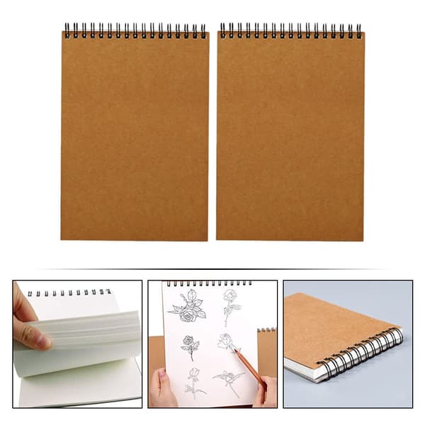 St Sketchpad Drawing Pad Kraft Notebook Sketchbooks Pocket Notebook