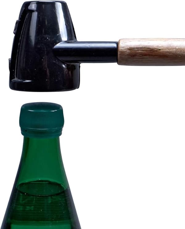 Nøddeknækker 4 Farver Champagne Flaskeåbner (Sort)
