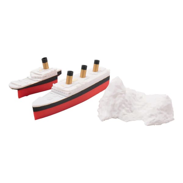 Realistic Split Titanic Bath Toy and Pool Toy, Titanic Topper, Historically Accurate Breakable Titanic Boat