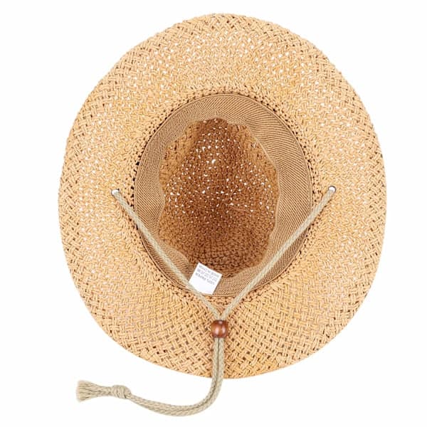 Stråcowboyhatt Bredbrättad Solhatt Cowgirl Sommar Panama-FX-