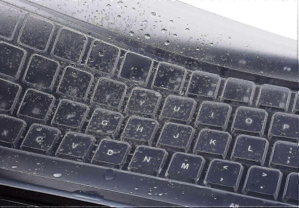 Transparent keyboard cover for desktop PC keyboard, dustproof and waterproof