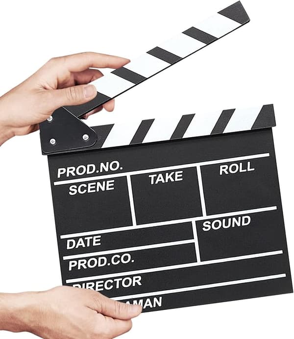 30 * 27CM Film Director's Clapperboard, Recording Props and