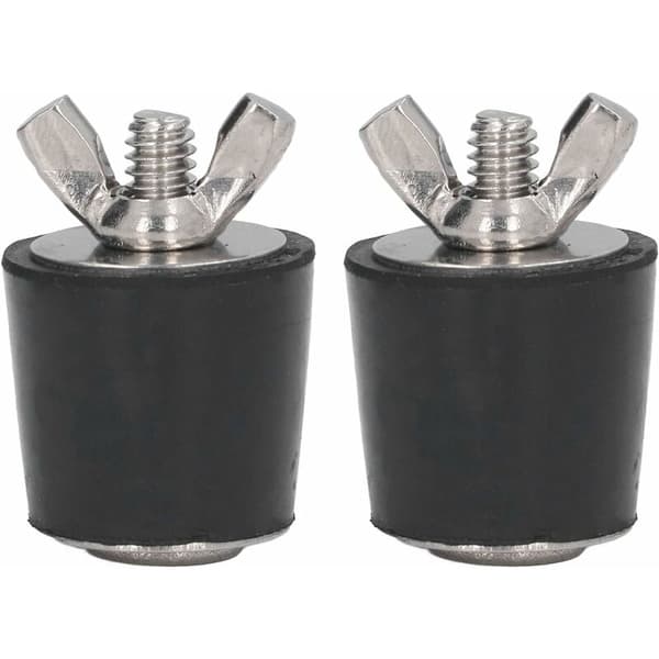 Gummipropper til swimmingpools, 2 stk gummipropper til vinteropbevaring af swimmingpools, konisk prop til swimmingpooltilbehør 25 mm