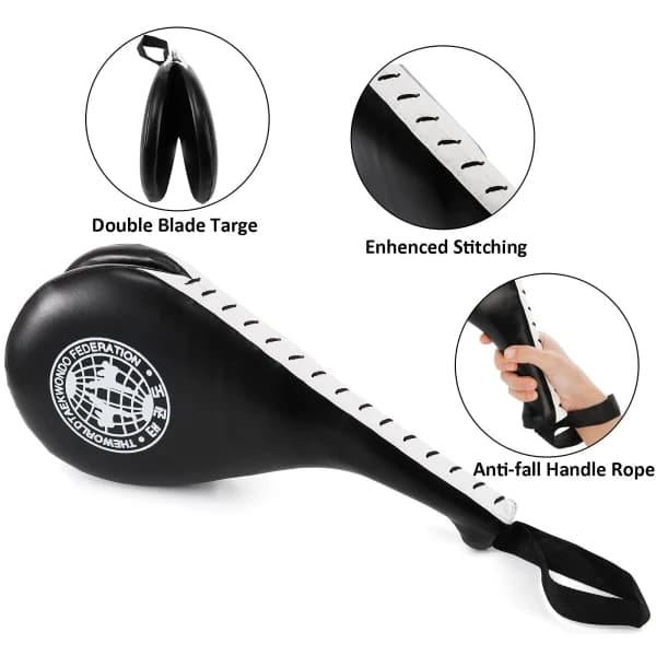 2-pack Taekwondo kicking pads, durable kicking pad black YIY9.27 SMCS.9.27