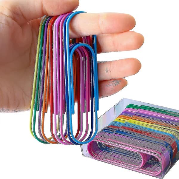 Jumbogem, 50 st 10 cm Stora Gemhållare - Jxlgv