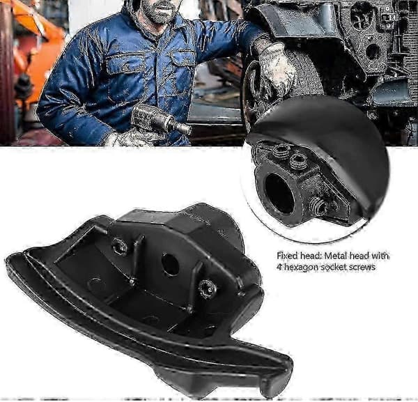 Däckavtagare Demontering, Svart Däckbytesmaskin Nylon Ankhuvud Demonteringshuvud (28MM)