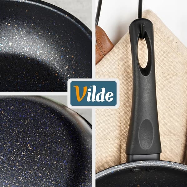 16 cm granitt stekepanne med non-stick belegg, tåler oppvaskmaskin