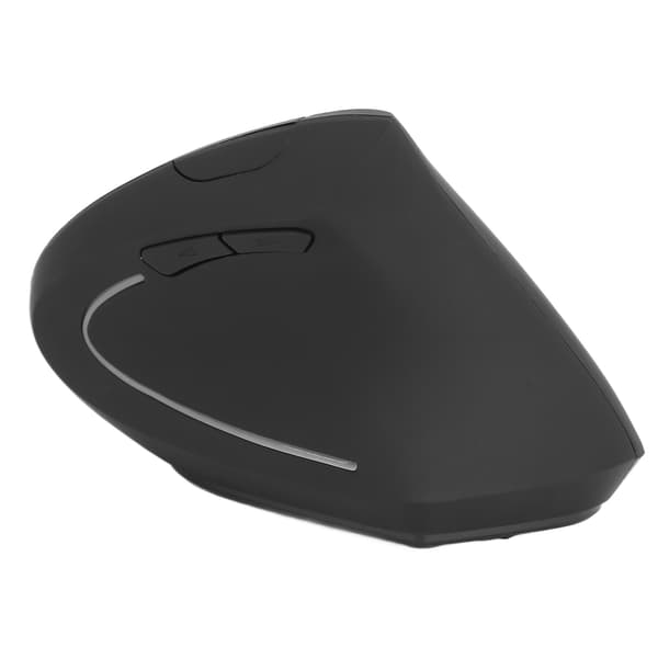 Vertical Wireless Mouse Ergonomic Comfortable Optical Tracking Technology Rechargeable Black 6 Keys Computer Accessories