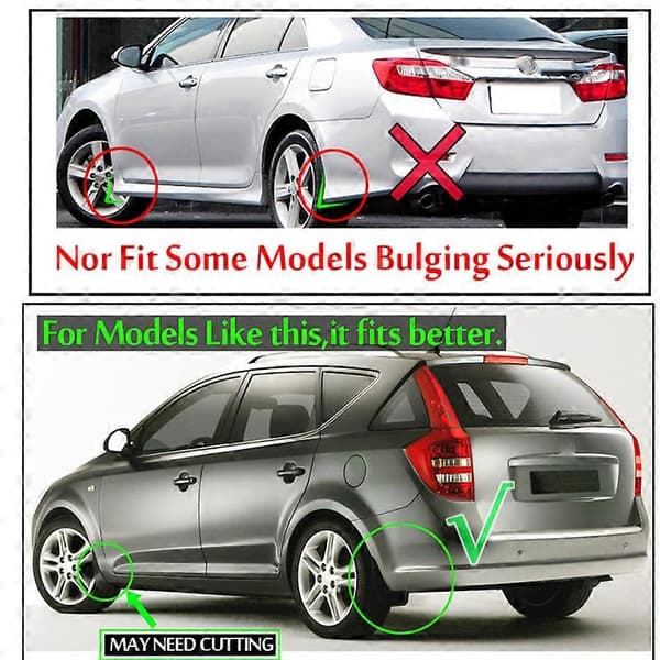 Fremragende forreste og bageste 4 stk. til Volvo V70 XC70 S70 V50 universelle stænklapper skærm mudderbeskyttelse stænkskærme biltilbehør[JUN]