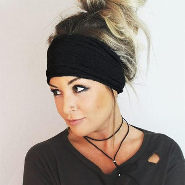 6-pak Vintage Elastiske Hårbånd til Kvinder Boho Hårbånd Dame V