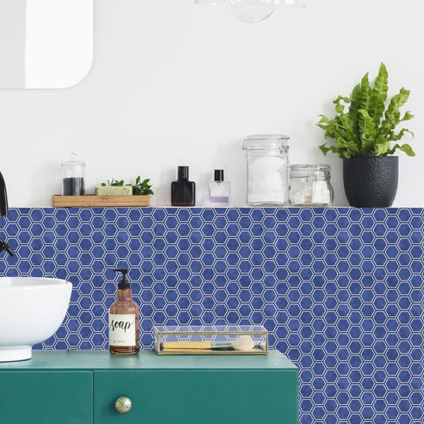 ##/10 stk. selvklæbende 3D-mosaikfliser 15×15cm, køkken badeværelse##/