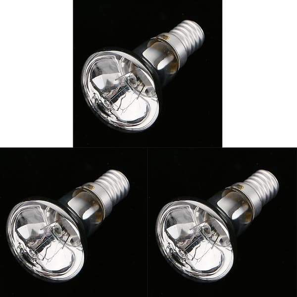 3x R39 SES E14 Klar Reflektor Spotlight Lavalampe Pære Liten Skrue 25W