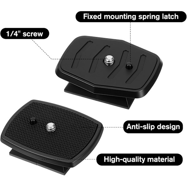 Stativ Quick Release Plade Kamerapakke 43mm 45mm Tilbehør