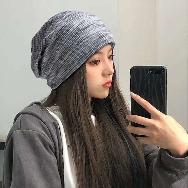 Trendy Stylish Beanie in Knitted Quality Fabric with Good Breathability