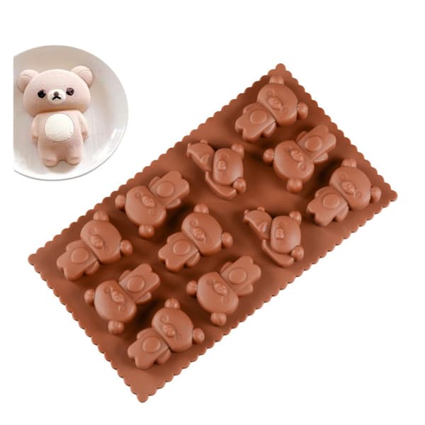 Silikoneform Bamse Nallebjörnar Bageform