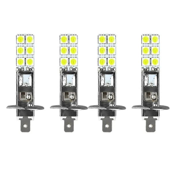 12 stk H1 6000K Superhvite 80W LED-frontlyspærer Tåkelys Kjørelys