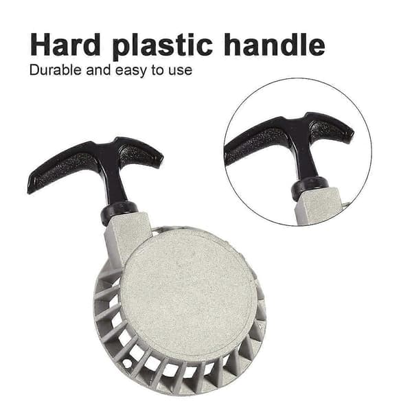 Pull Starter For ATV 49cc Pocket Bike Minimoto Quad, Mini Alloy Pull Starter Replacement Recoil Starter (1pc){EE}