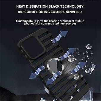 Kompatibelt deksel til iPhone 14, kompatibelt med Magsafe, varmeavledende hult PC-telefondeksel (grå)