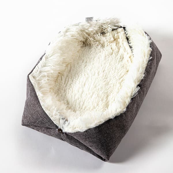 Kjæledyrsofa katteseng vaskbar fluffy kattematte myk sofateppe