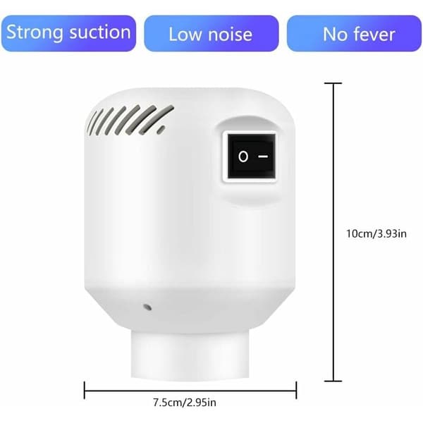 Ilmapumppu tyhjiöpusseille 55w 220v pa 45000