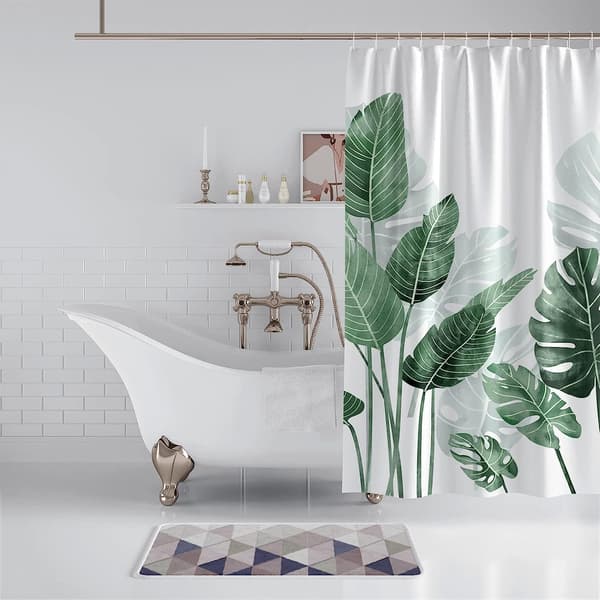 Bruseforhæng 180x180 grønne blade planter