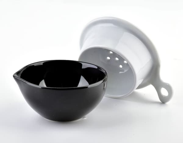 MODERN LIFE Multifunktionel porcelænsskål med si 10x10x9,5cm