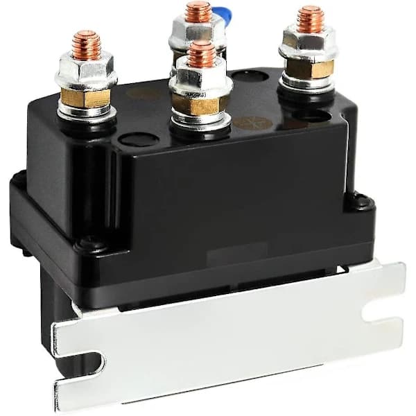 12V 250A Magnetisk kontaktor for vinsj Kompatibel med 3000-5000Lbs vinsjer