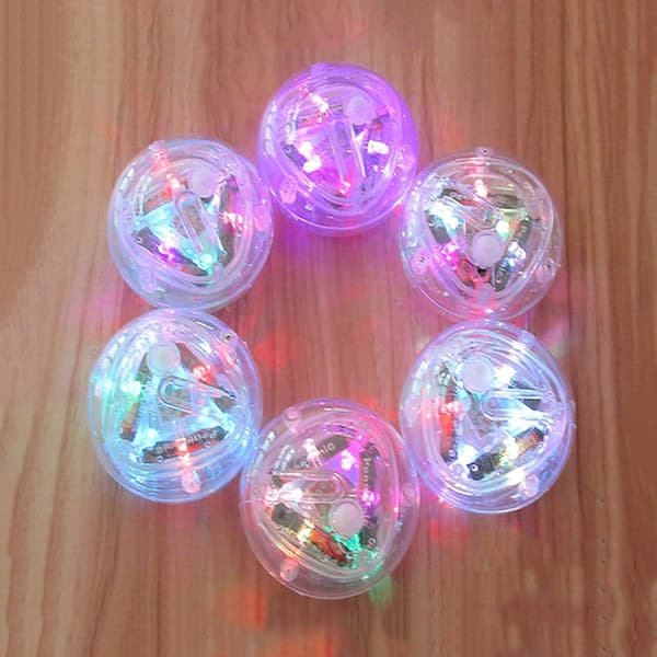 Poollys Flydende LED-lys med 7 farver Blinkende Badekar Lys
