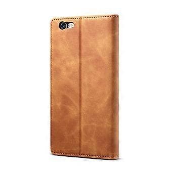 Nahkakotelo iPhone 6 / 6s:lle (ruskea)