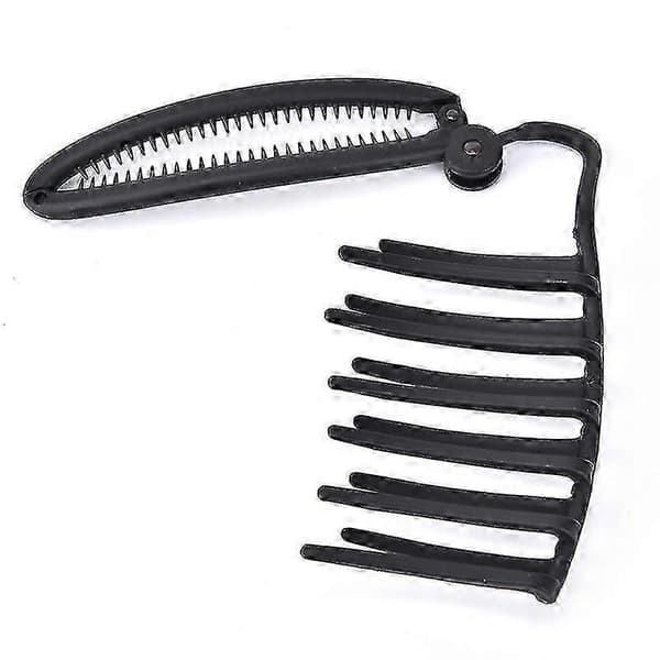 Magiske Kvinder Gør-det-selv Hårstyling Updo Hårknold Kam Clip Sæt Til Hår Fransk Twist Maker zy