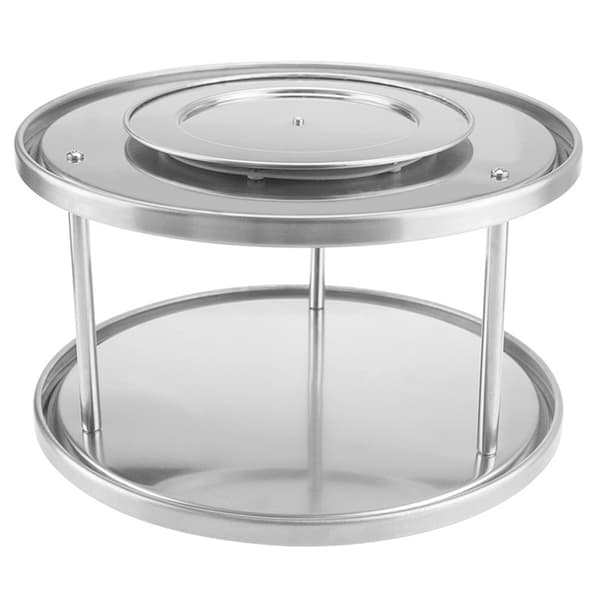 Lazy Susan Organizer, Space-Saving Design 360 Degree Rotation Rotating Spice Rack For Efficient Kitchen Organization