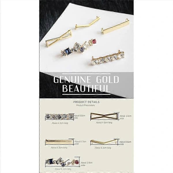 6 Pieces Metal Shoelace Clips Decorative Shoe Decorations