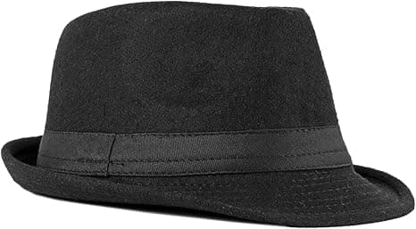 Vanntett filthat Jazzhatt Sammenleggbar Trilbyhatt Retro Stil Rol