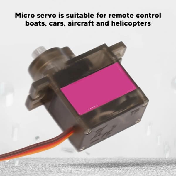 360 degree mini servo motor for robot, remote control boat, car and airplane (1 piece)