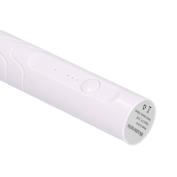 Electric Milk Frother, Handheld, 3 Speeds, USB Charging, White, for Coffee Foam