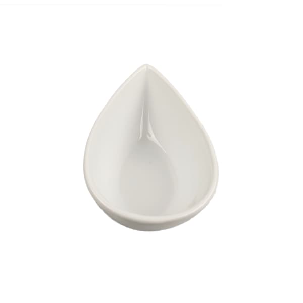 Mini Porcelænsskål Dip - Dråbe Dyb - 16 pak Vit 4000