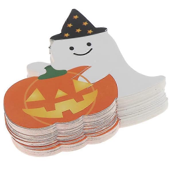 50 stk./lot Spøgelse Græskar Diy Halloween Gave Slik Papirkort Klubkort