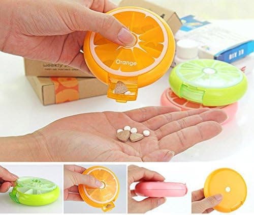 Pillerask Pillbox Ugentlig 3 Gange 7 Rum Stor Medicin
