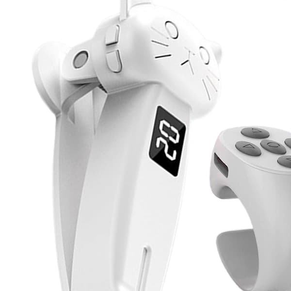 Page Turner Mobile Video Remote Control Physical Clicker Suitable For Kindle Mobile Phone Tablet White