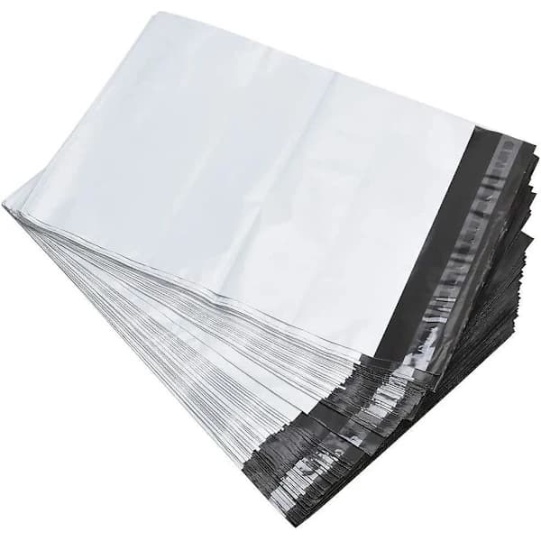 Postposer - 10'x13'(254x330mm) - 100 stk Acsergery Forsendelse Poly Post Selvklæbende Poser - Konvolut Gave,A