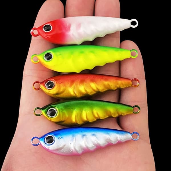 1. metalfiskeagn VIB-agn 60G2-INGEN KROG 2-INGEN KROG 60g