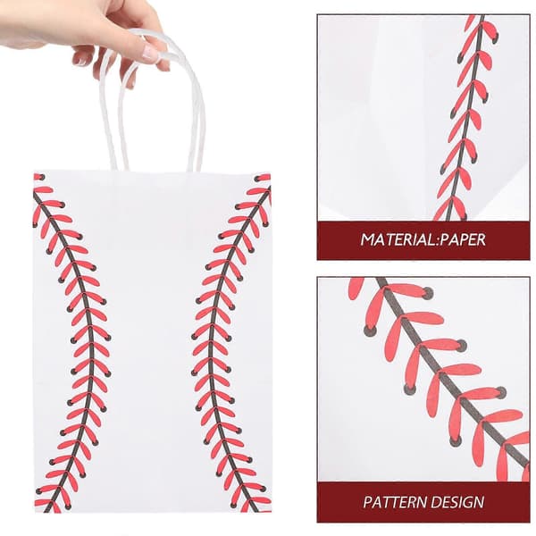 12 stk Baseball Party Gaveposer Godteposer til Bursdagsfest Temafest