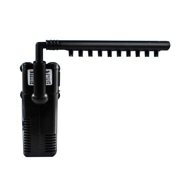 Akvariefilterpumpe med aktivt kul 600 l/t