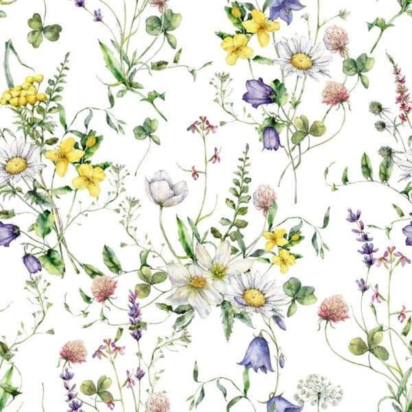 Servietter Engblomster 33x33cm 20-pakning multifärg multicolor