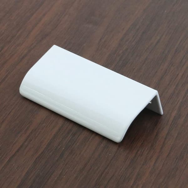 Hidden Cabinet Handle, 10 Pieces White, 80x40x18mm, Arch Handle for Drawer